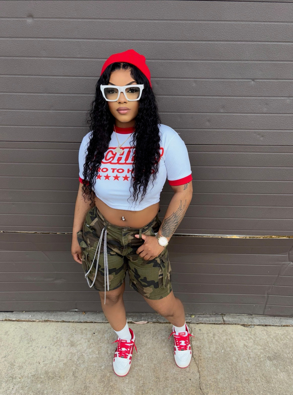 RICHESS 5 Star Crop Top